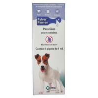 Antipulgas e Carrapatos Cães Pulvex Pour On - 1 pipeta