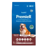 Ração Premier Raças Específicas Bulldog Inglês Adultos Frango - 12 kg
