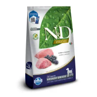 Ração N&D Prime Cães Adultos Porte Médio Cordeiro e Blueberry