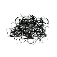 Elástico Preto para Penteado Bichinho Chic - 20 unidades