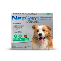 NexGard Antipulgas e Carrapatos para Cães de 10,1 a 25kg