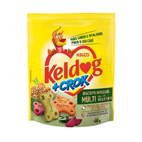 Biscoito Keldog +Crock Integral Multi Com Vegetais Cães Adultos - 400g