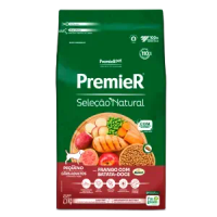 Ração Premier Seleção Natural Cães Adultos Raças Pequenas Frango com Batata Doce