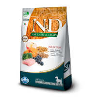 Ração N&D Ancestral Grain Selection Cães Adultos Raças Médias - 15 kg