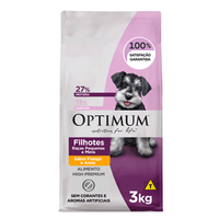 Ração Optimum para Cães Filhotes Raças Pequenas e Minis Frango e Arroz