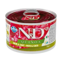 Ração Úmida N&D Quinoa Cães Skin e Coat Pato - 140 g