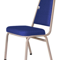 Cadeira Empilhável para Hotelaria Linha Hotel Jersey Azul