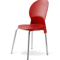 Cadeira Base Cromada Linha Polipropileno Milano