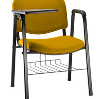 Cadeira Escolar Universitária para Auditórios Linha Hotel Amarelo