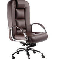 Cadeira Presidente Luxuosa com BraÃ§os Fixos Linha Firenze
