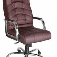 Cadeira Presidente Base Cromada Linha Lyon