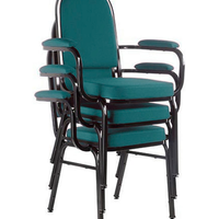 Kit com 3 Cadeiras para Auditório Linha Hotel Verde
