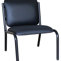 Sofá Para Recepção De Escritório Linha Recepção Plus Preto