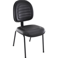Cadeira Executiva Base Fixa Palito Linha Office Gomada