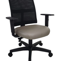 Cadeira Para Escritório E Home Office Linha Conti Cinza