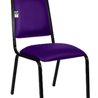 Cadeira Empilhável para Hotelaria Linha Hotel Fremon Roxo