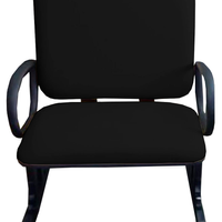 Cadeira de Escritório Linha Turim Suporta até 250kg Preto