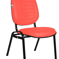 Cadeira Empilhável para Igrejas Evangélicas Linha Holy Vermelho