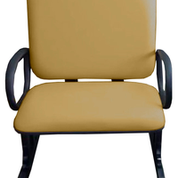 Cadeira de Escritório Linha Turim Suporta até 250kg Amarelo