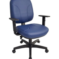 Cadeira Diretor Para Escritório Linha Parma Azul