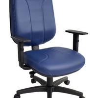 Cadeira Presidente Para Escritório Linha Parma Azul