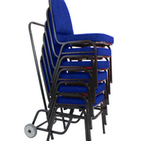 06 Cadeiras para Hotel e Auditório Linha Hotel Azul