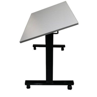 Mesa Basculante Para Escritório E Home Office Salerno Cinza