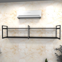 Estante industrial escritório aço cor preto 180x30x40cm (C)x(L)x(A) cor mdf preto modelo ind40pes