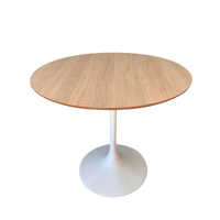 Mesa de Jantar Tulipa Saarinen Redonda 100 cm Tampo Jade