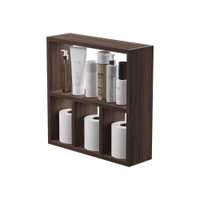 Nicho Porta Papel Organizador para Banheiro Nogal 40cm