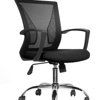 Cadeira Diretor Pelegrin PEL-0201 Tela Mesh Preta