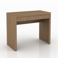 Mesa para Escritório Home Office ME4107 MDP Amendoa G69 - Gran Belo