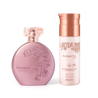 Combo Floratta Rose: Bouquet Desodorante Colônia 75ml + Creme Hidratante Desodorante Corporal 200ml