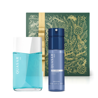 Combo Presente Quasar: Ice Desodorante 100ml + Body Spray Rush 100ml + Caixa Presenteável