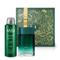 Combo Presente Arbo: Atlântica Desodorante Colônia 100ml + Desodorante Antitranspirante Aerossol 75ml/125g + Caixa Presenteável