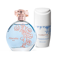 Combo Floratta Blue: Desodorante Colônia 75ml + Desodorante Roll On 55ml