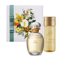 Combo Presente Dia das Mães Lily: L'eau Desodorante Colônia 75ml + Óleo Perfumado Desodorante Corporal 150ml