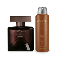 Combo Coffee Man Seduction: Desodorante Colônia 100ml + Desodorante Antitranspirante 125ml