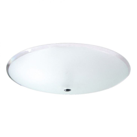 Plafon Sobrepor Rendondo 40cm 2 Lâmpadas Bivolt