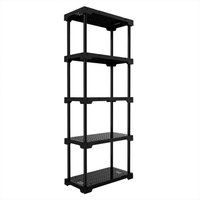 Estante Poly Preta (167x75 Cm)