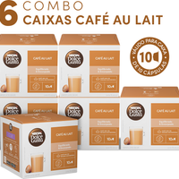 COMBO CAFÉ AU LAIT 6 CAIXAS COM 33% OFF