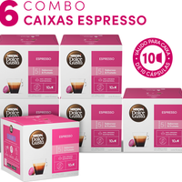 COMBO ESPRESSO 6 CAIXAS COM 33% OFF
