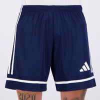 Calção Adidas Squadra 25 Azul e Branco