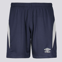 Calção Umbro Phanton Juvenil Marinho e Cinza