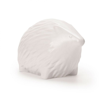 Escultura Ouriço Branca 7 Cm