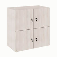 Armário Locker Duplo Module 4 Pt Carvalho Berlin