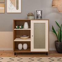 Buffet Charlotte 1 Pt Cinamomo E Off White