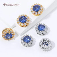 18K Gold Plated Moon Spacer Beads,CZ Inlaid Crescent Moon Beads For DIY Pearl Necklace Bracelet Jewelry Making Findings
