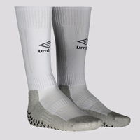 Meião Umbro 3/4 Grip II Branco e Preto