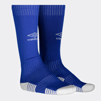 Meião Umbro Team Infantil Azul e Branca